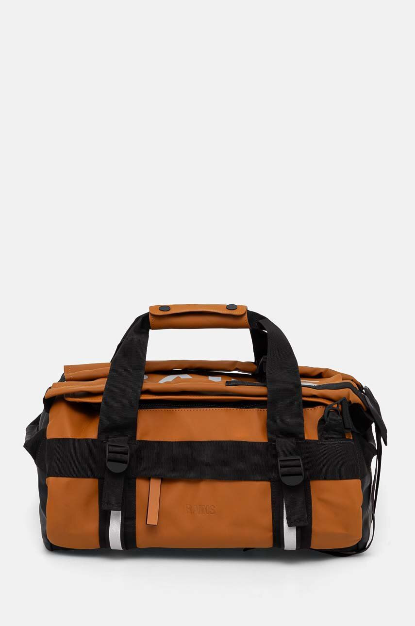 Taška Rains Texel Duffel Bag Mini W3 hnedá farba, 14800-63