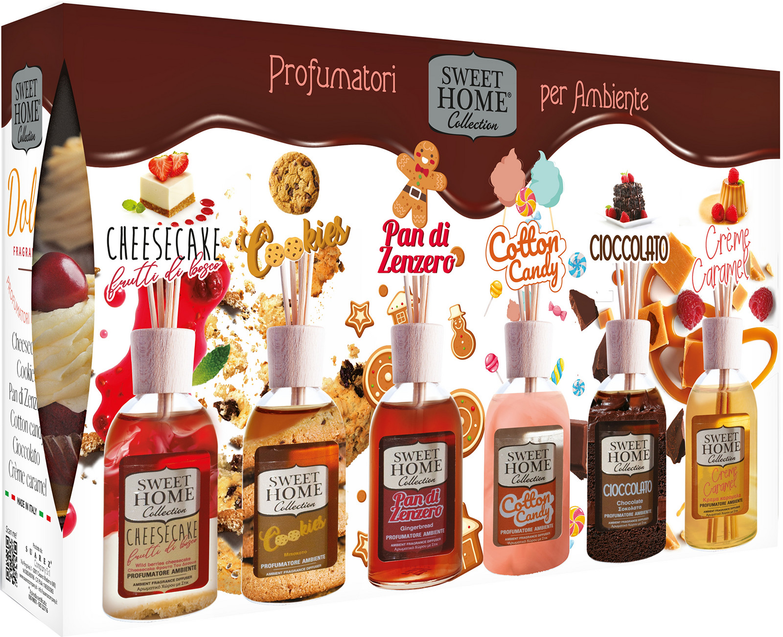 Sweet Home Collection Darčeková sada difuzérov Sweet Fragrances
