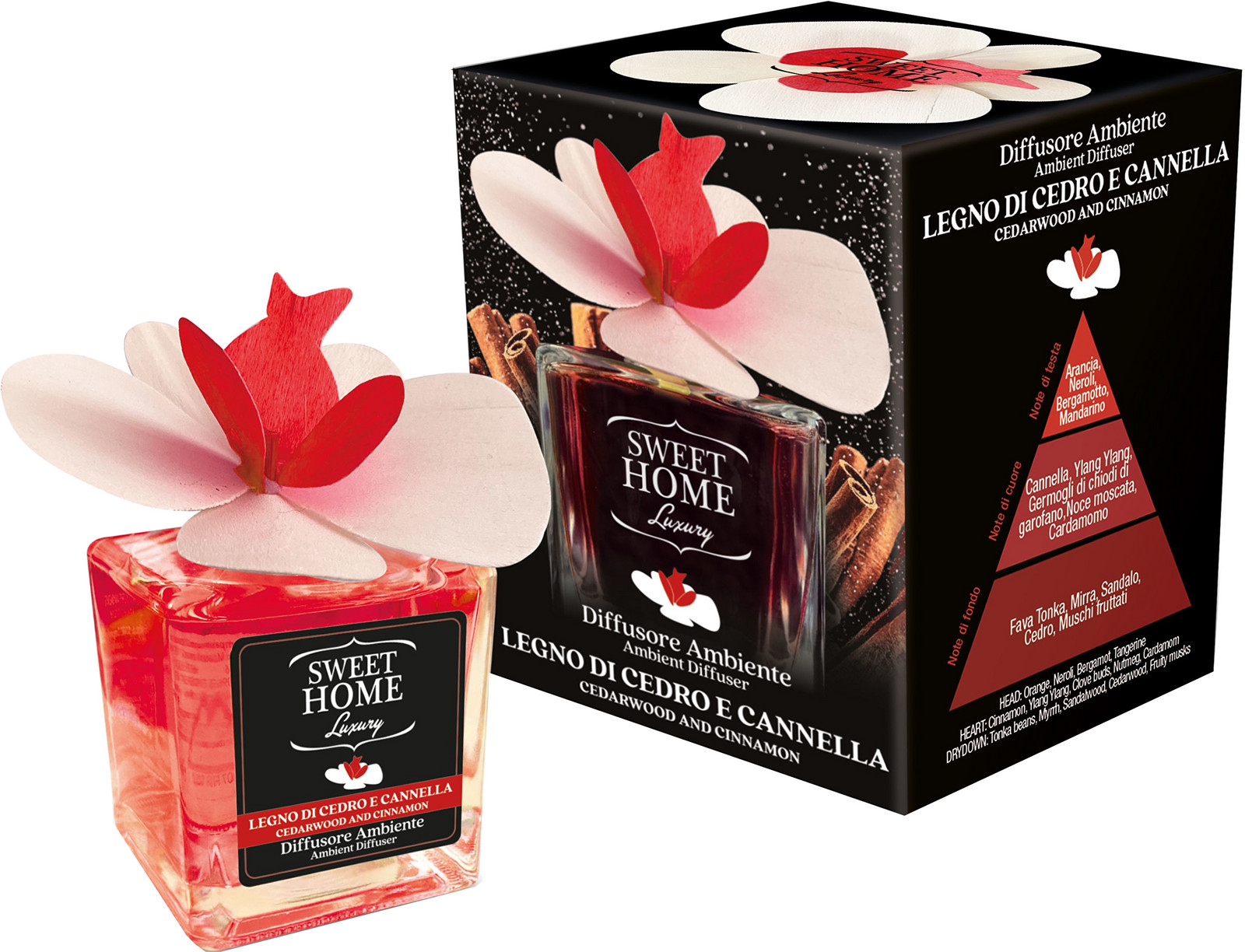 Sweet Home Collection Aróma difuzér Cedarwood and Cinnamon 150 ml