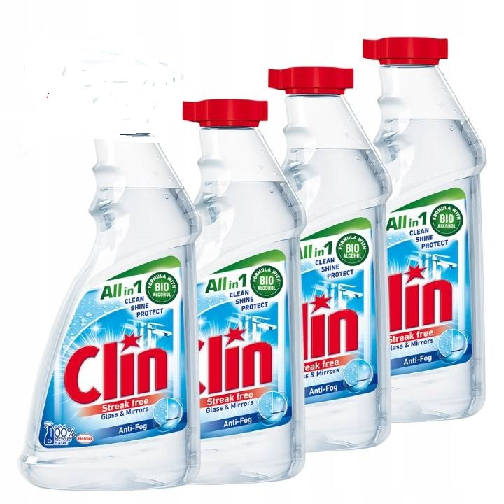 Clin čistič okien Anti-Fog náhradná náplň 500 ml