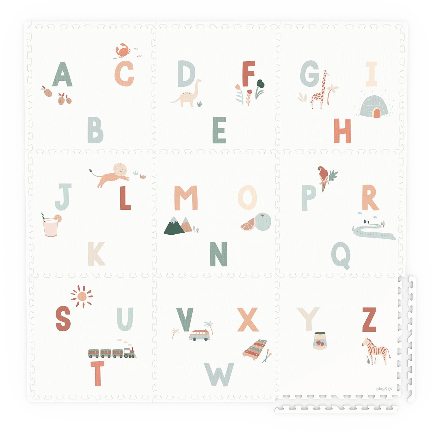 Play&Go EEVAA podložka na hranie Alphabet