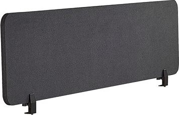 Prepážka na pracovný stôl 160 × 40 cm tmavo sivá WALLY, 256716