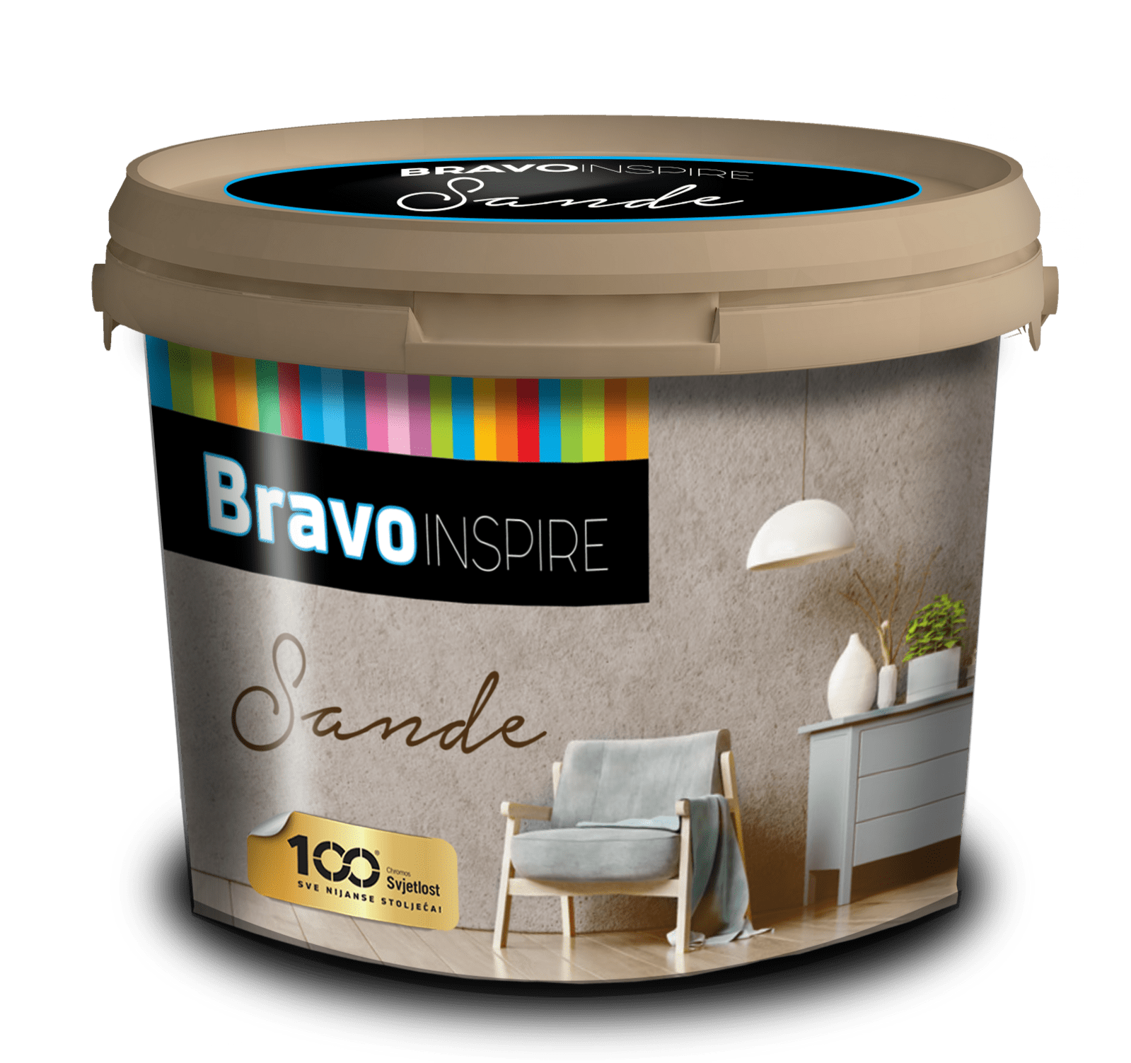 SVJETLOST BRAVO INSPIRE SANDE - Dekoratívna farba do interiéru S05 1 l