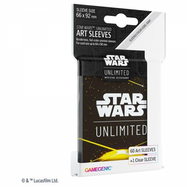 Gamegenic Obaly na karty Star Wars: Unlimited  - Space Yellow - 60 ks