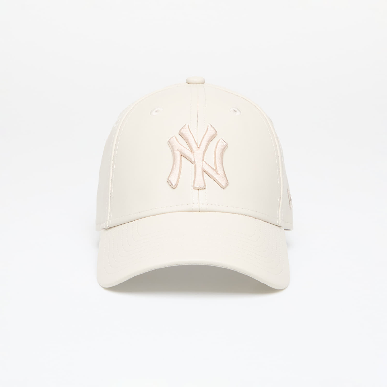 Šiltovka New Era New York Yankees Faux Leather Womens 9FORTY Adjustable Cap Light Beige Universal