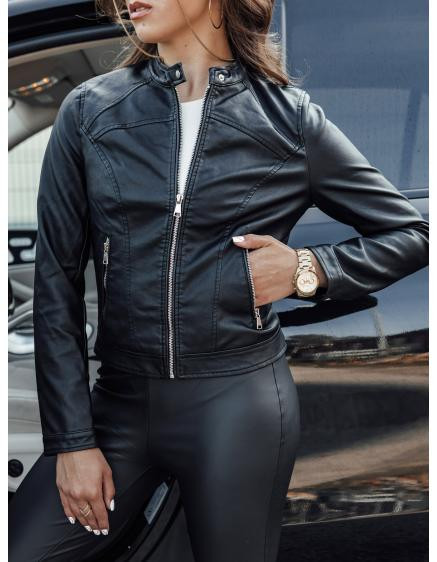 Dámska kožená bunda TIFANNY čierna