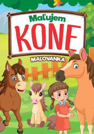 Maľujem kone omaľovanka