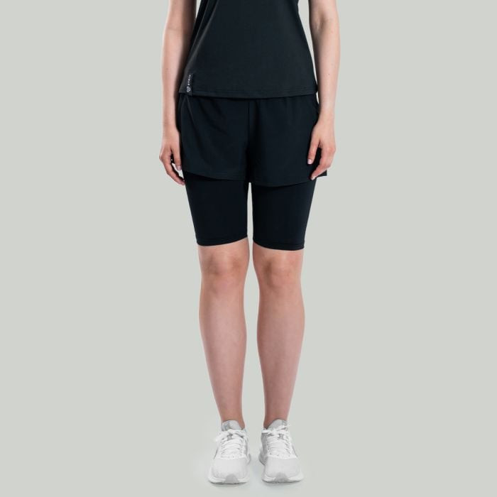 STRIX Dámske šortky 2in1 ULTRA Black  XLXL