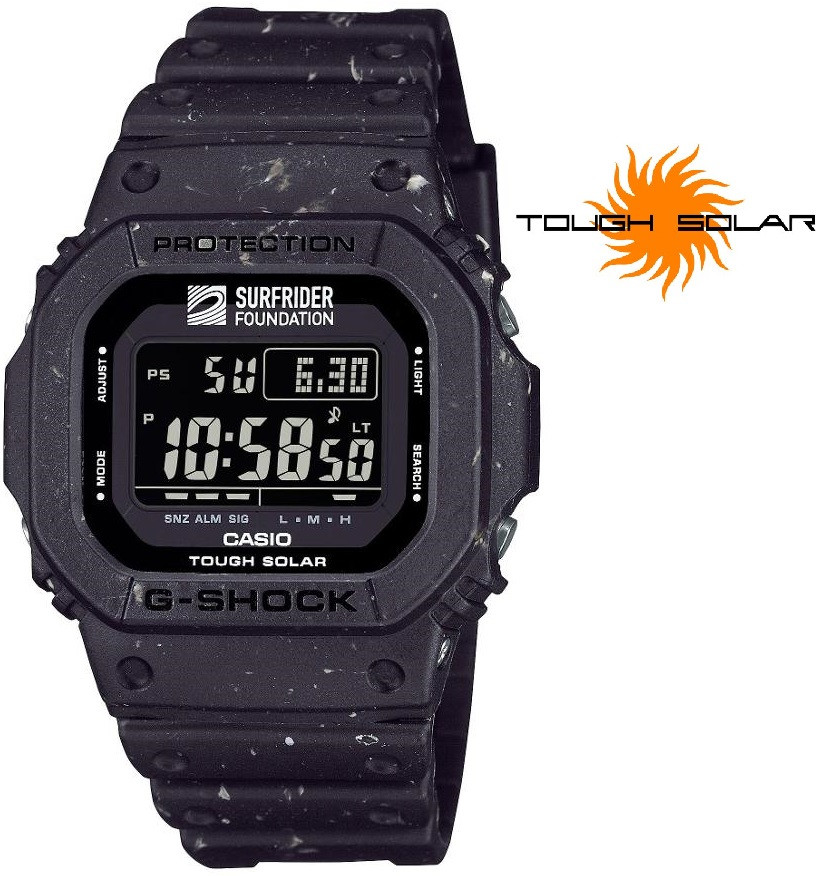 Casio G-SHOCK Solar G-5600SRF-1ER Surfrider Foundation Collaboration Model (000)