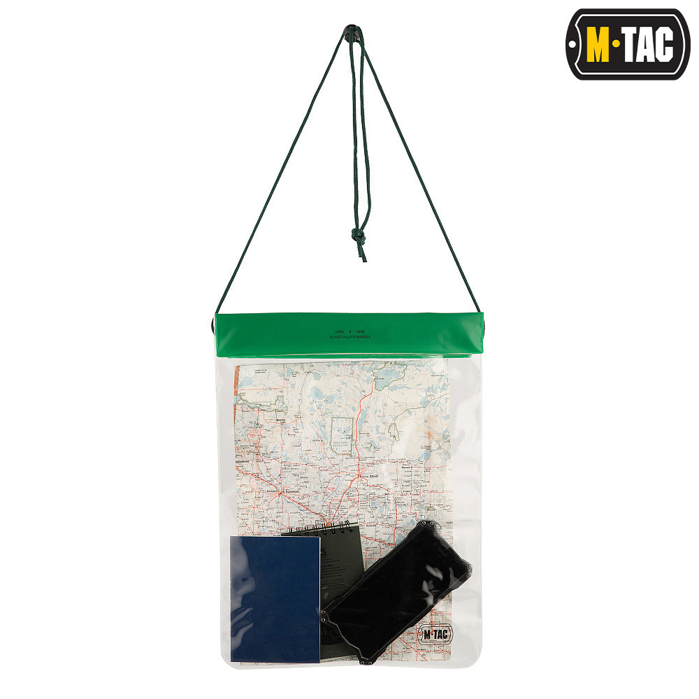 Vodotesné púzdro M-Tac Doc Waterproof Case 32x25 cm - priehľadné