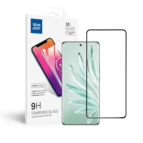 Ochranné sklo Blue Star 9H Honor 70, celotvárové - čierne