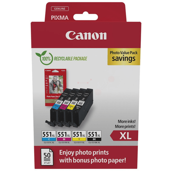 CANON CLI-551-XL - originálny