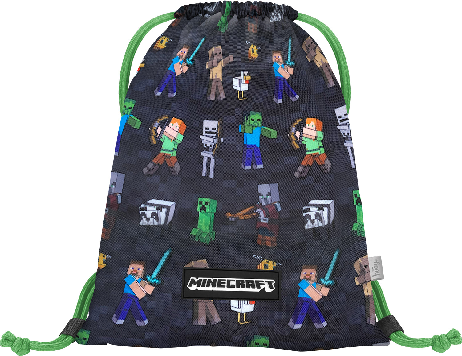 BAAGL Vrecko Minecraft - čierne