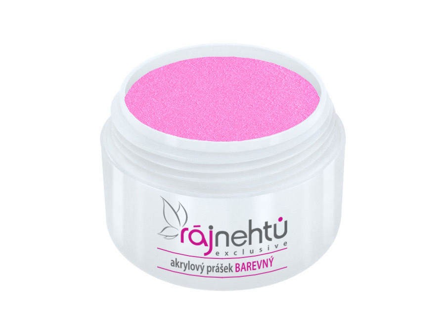 Ráj nehtů Raj nechtov - Akrylový prášok GLIMMER - Pink 5g