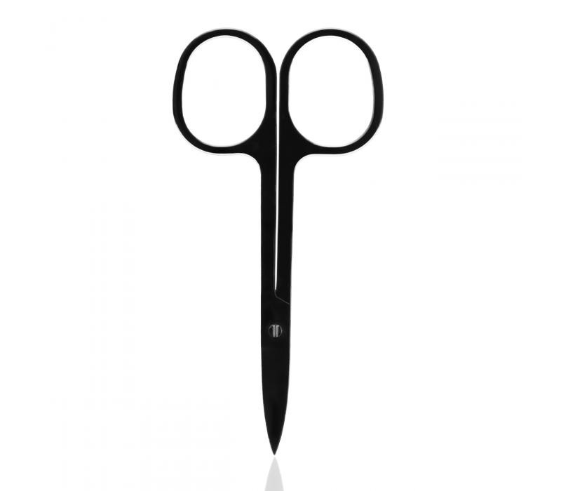 Nožnice na nechty - tenké, čierne