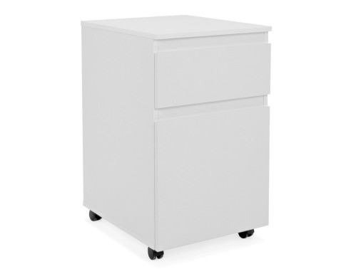 Úložný kontajner na kolieskach Image, biely%