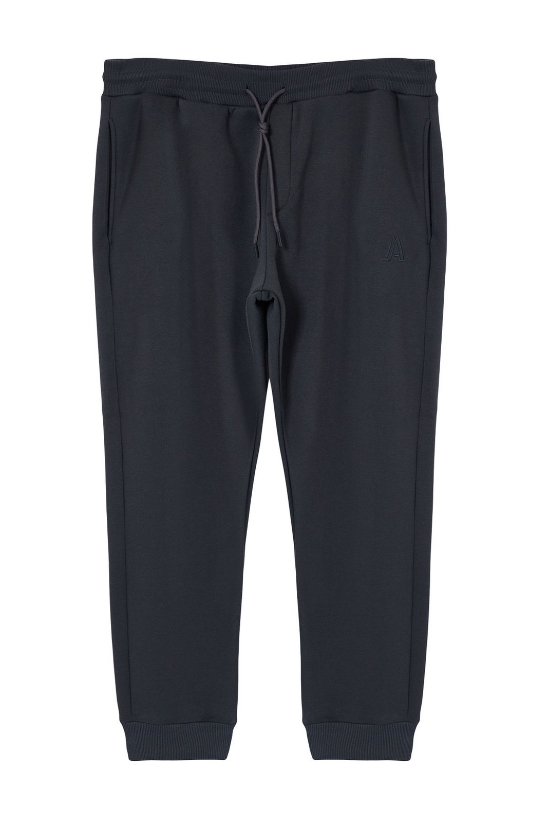Trendyol Anthracite Regular/Normal Cut Basic Plus Size Sweatpants
