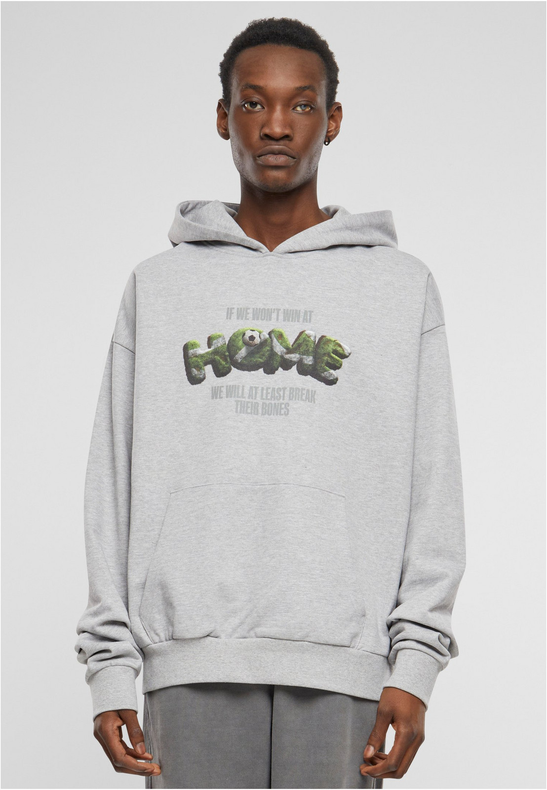Men's sweatshirt Home Ultraheavy Oversize Hoodie gray