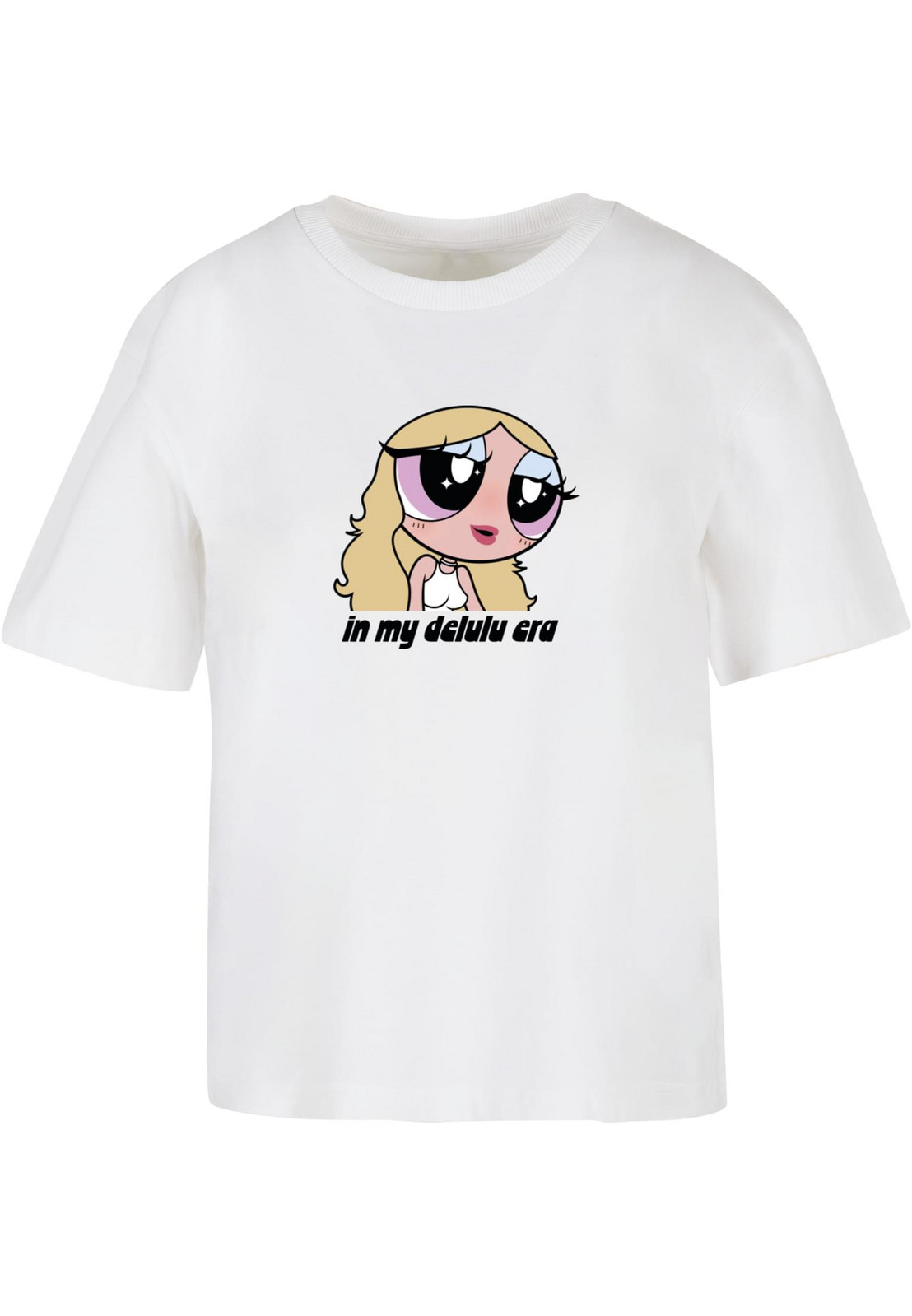Women's T-shirt Staying Delulu white