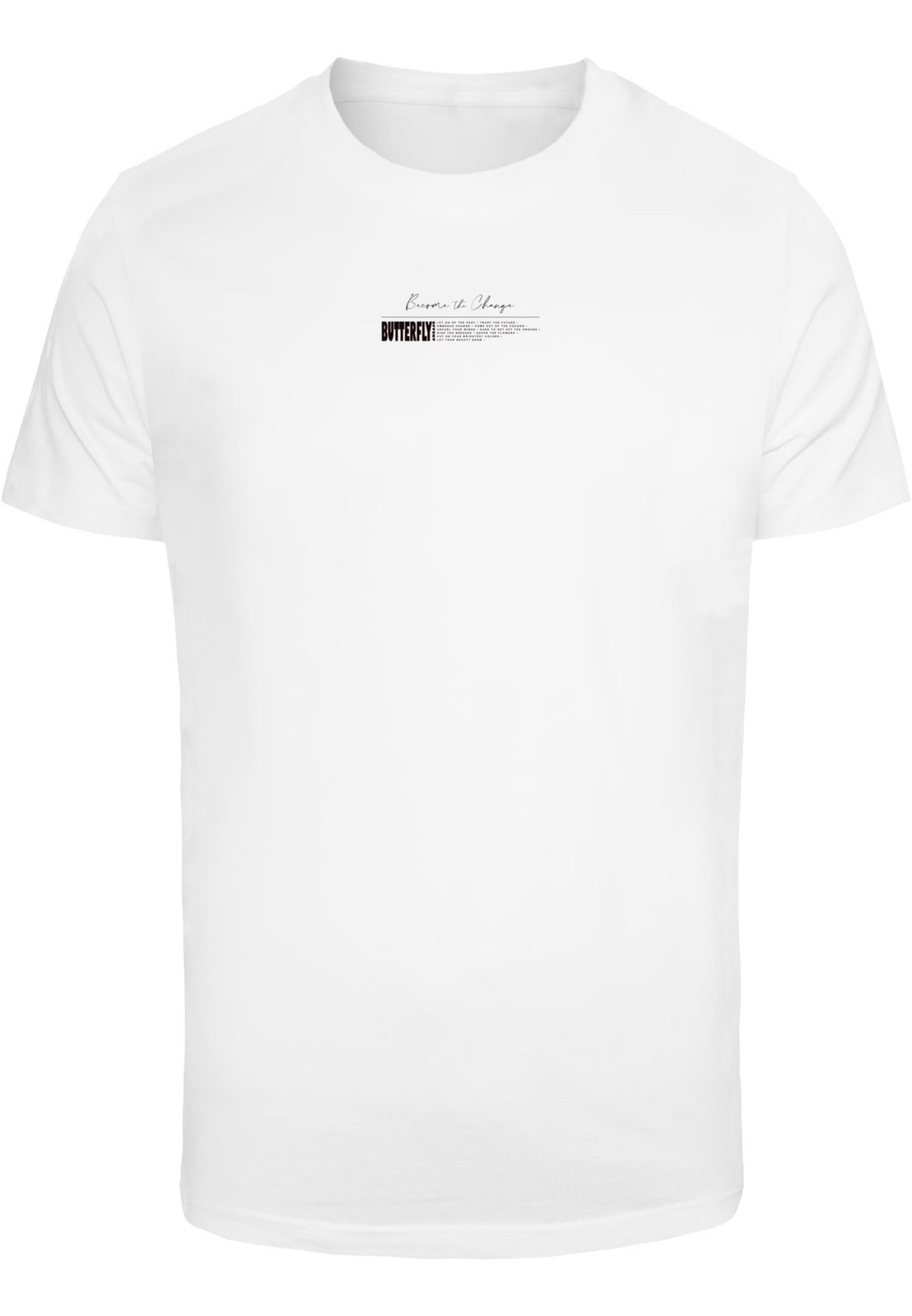 Men's T-shirt Become the Change Butterfly 2.0 white