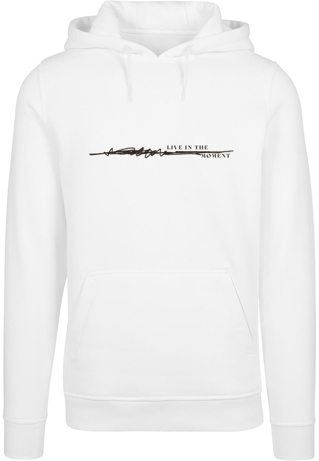 Men's sweatshirt Live In The Moment Hoody white