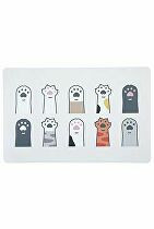 Podložka pro kočky pod misku, tlapky S Zolux