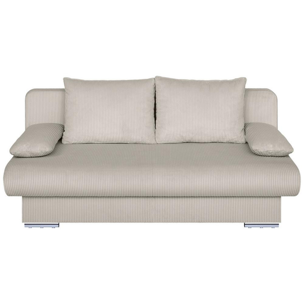 Rozkladacia Pohovka Bora Krémová S Úl.priestorom