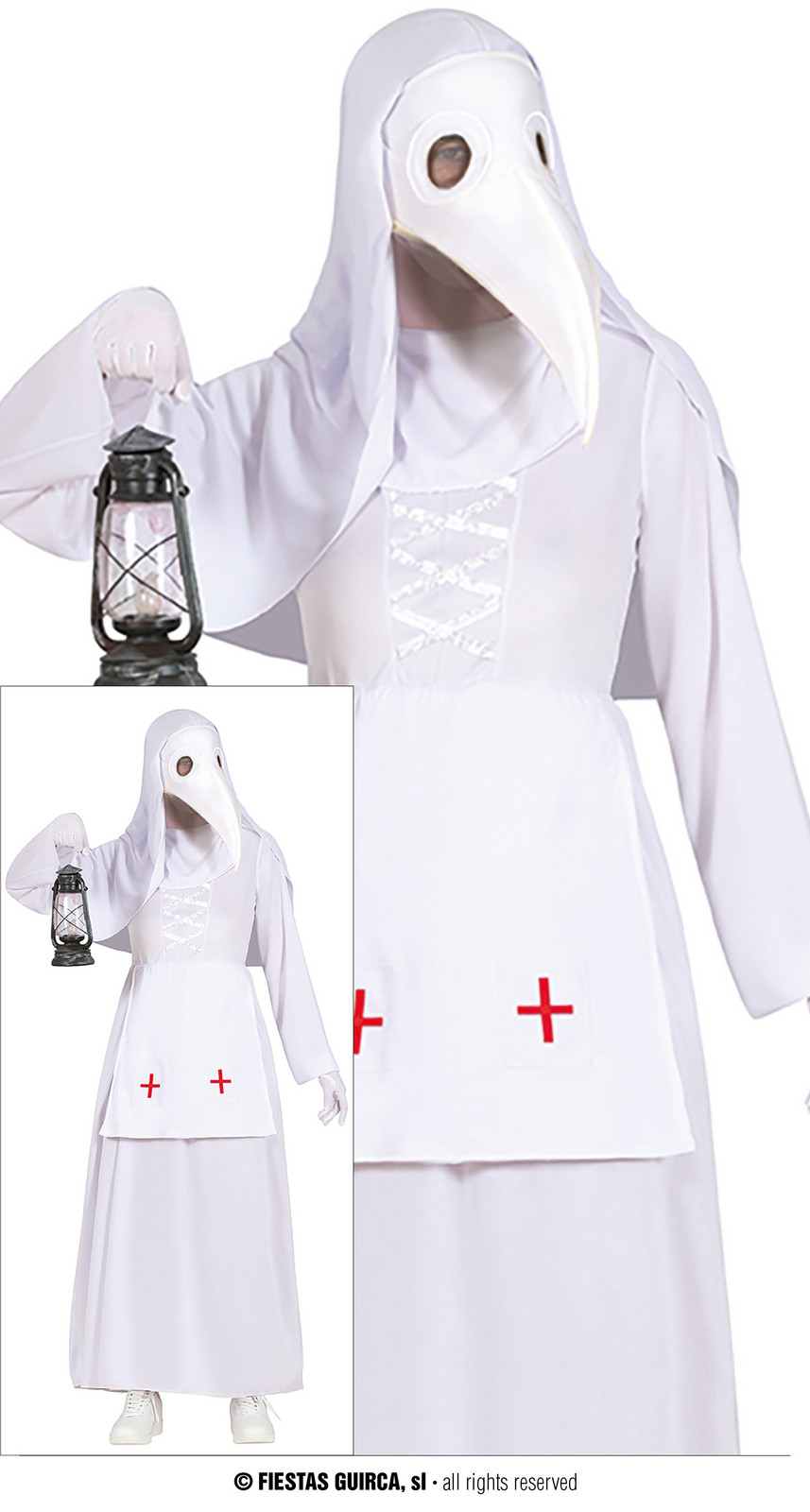 Kostým Major Grom - Tajomná zdravotná sestra Veľkosť - dospelý: M