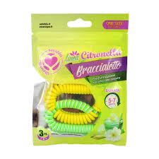ZigZag Citronella repelentný náramok na ochranu proti hmyzu - 3 ks /žltý