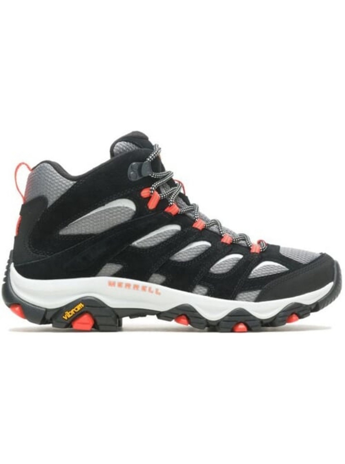 Čierne pánske outdoorové členkové tenisky MERRELL Moab 3 Mid