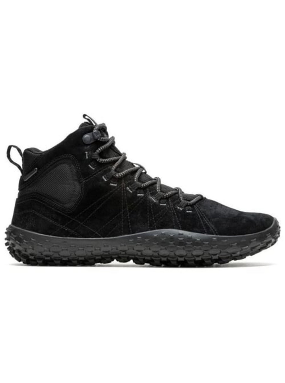 Čierne pánske športové baefoot topánky MERRELL Wrapt Mid Waterproof