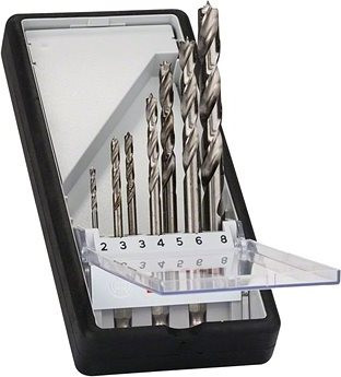 BOSCH 7-dielna sada vrtákov RL Brads 1/4 šesťhran. st. 2.607.019.923