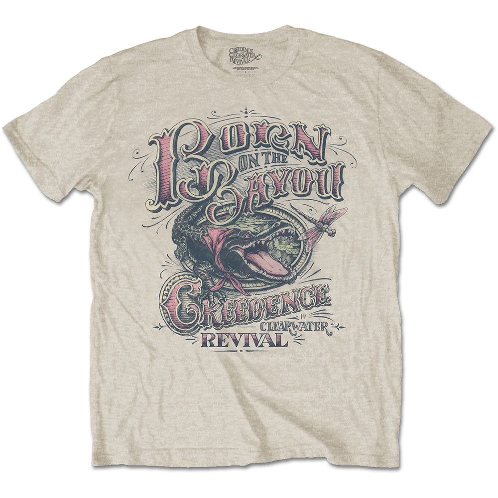 Creedence Clearwater Revival tričko Born on the Bayou Natural S