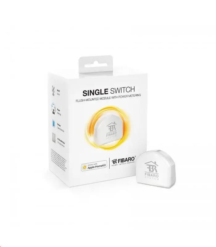 FIBARO Apple HomeKit spínací modul - FIBARO Apple HomeKit Single Switch