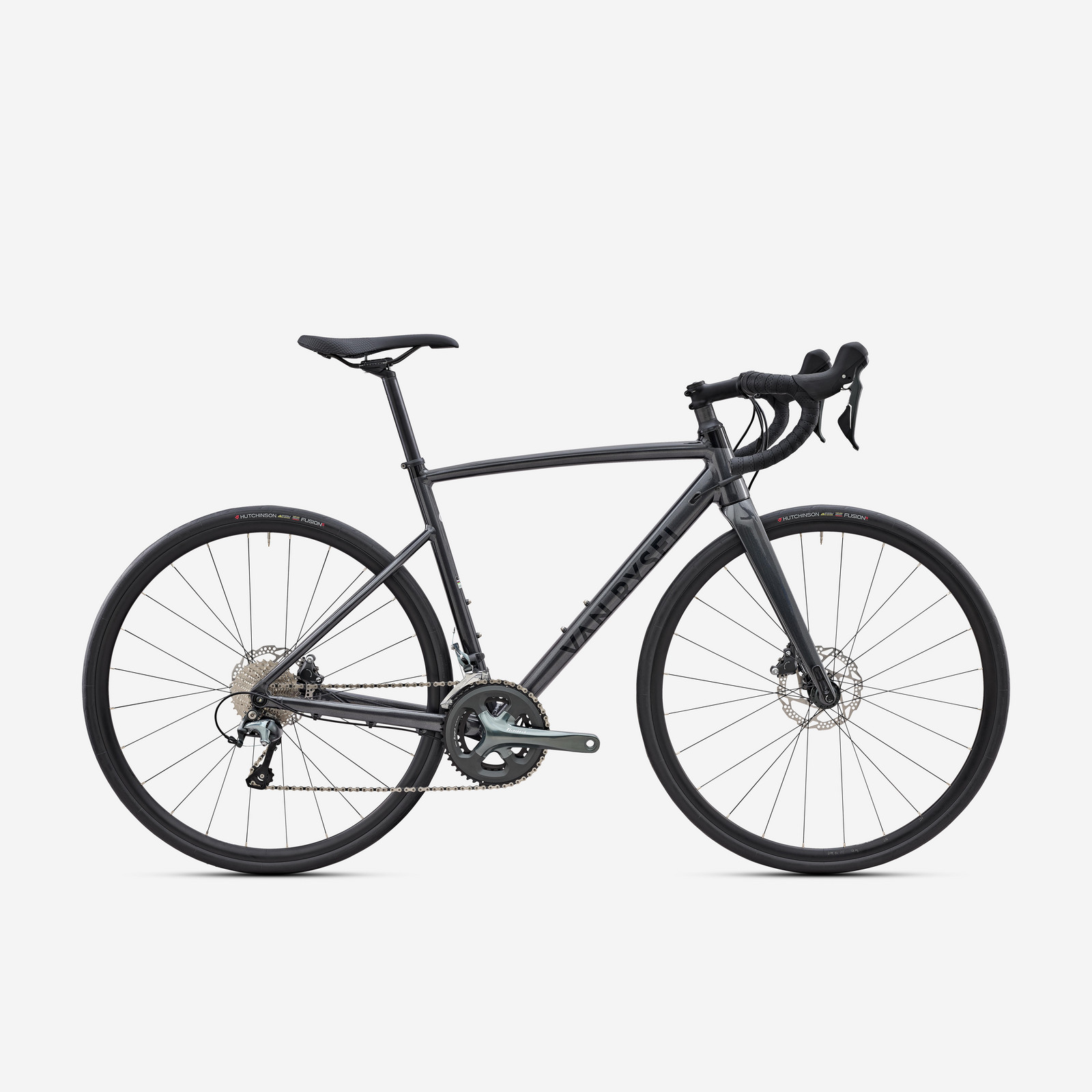 Pánsky cestný bicykel NCR AF hliníkový rám tmavosivý