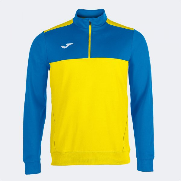WINNER SWEATSHIRT YELLOW-ROYAL BLUE 6XS