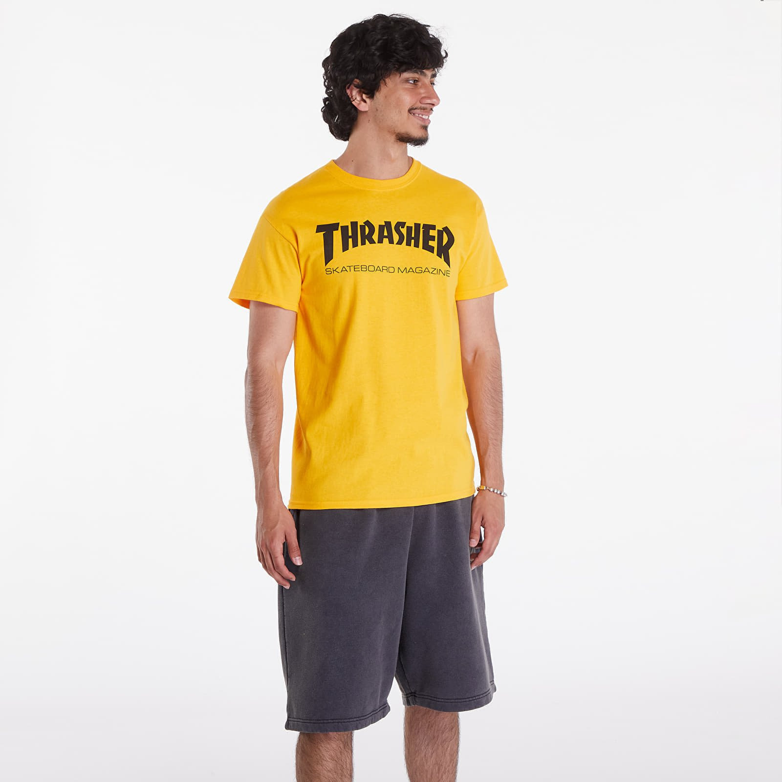 Tričko Thrasher Skate Mag T-Shirt Gold/ Black XL