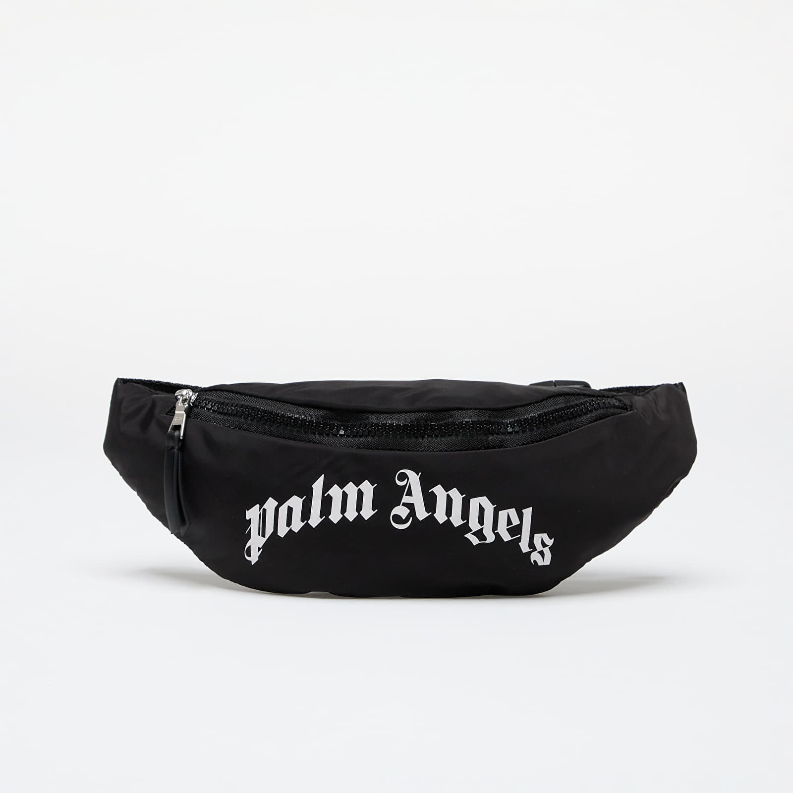 Ľadvinka Palm Angels Kids Curved Logo Fanny Pack Black/ White Universal