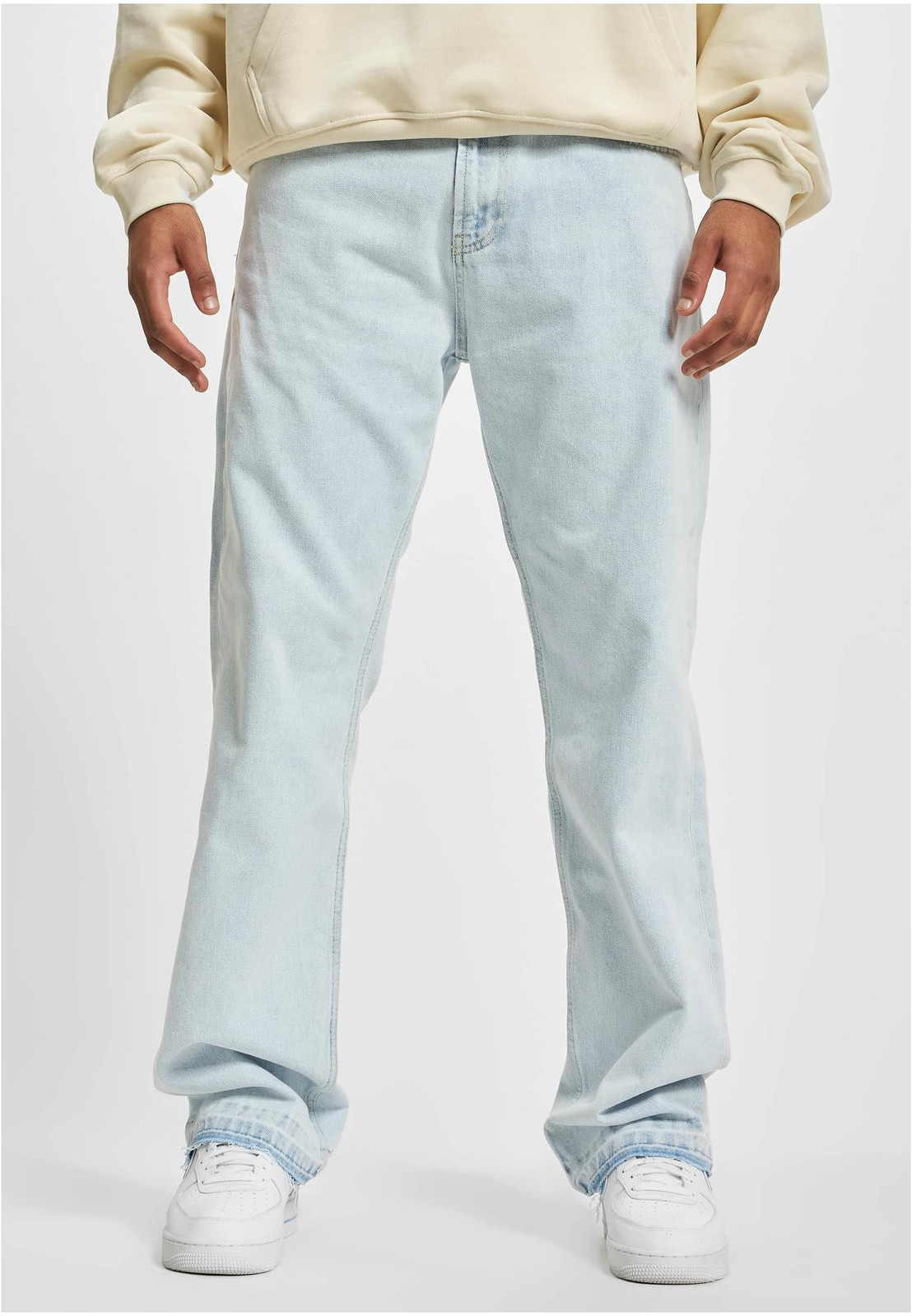 Men's jeans Straight Loose Fit Denim blue washed
