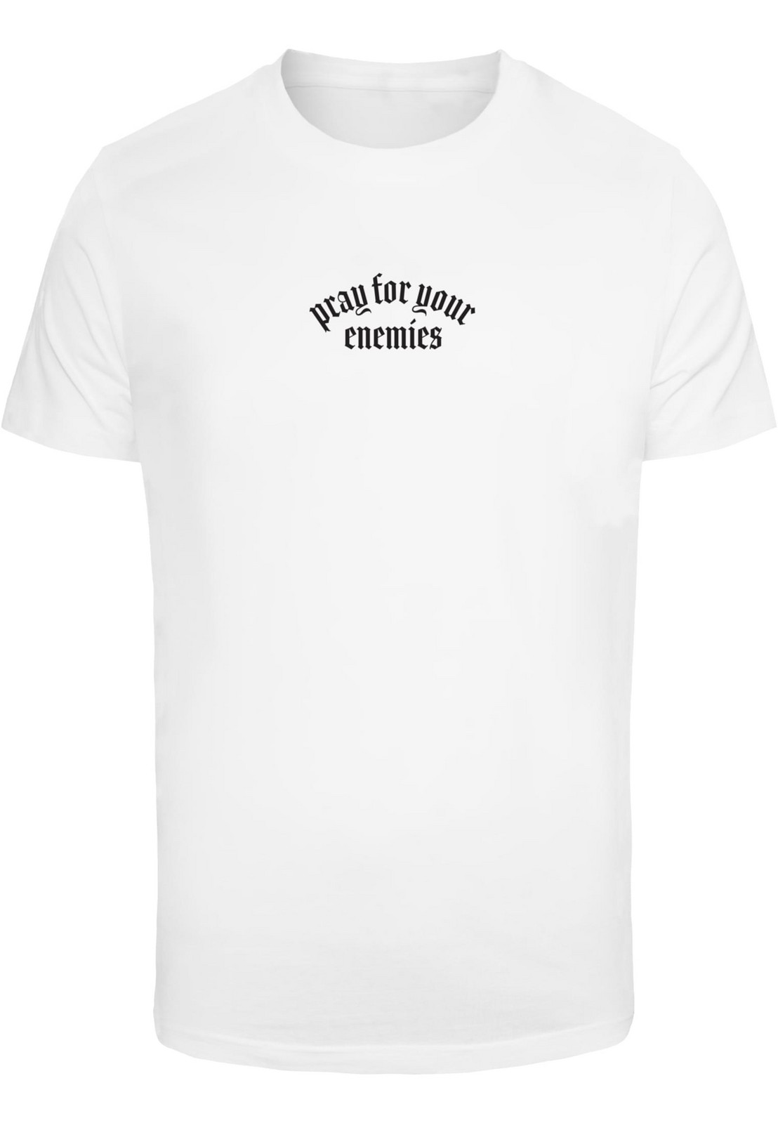 Men's T-shirt Pray For Your Enemies white
