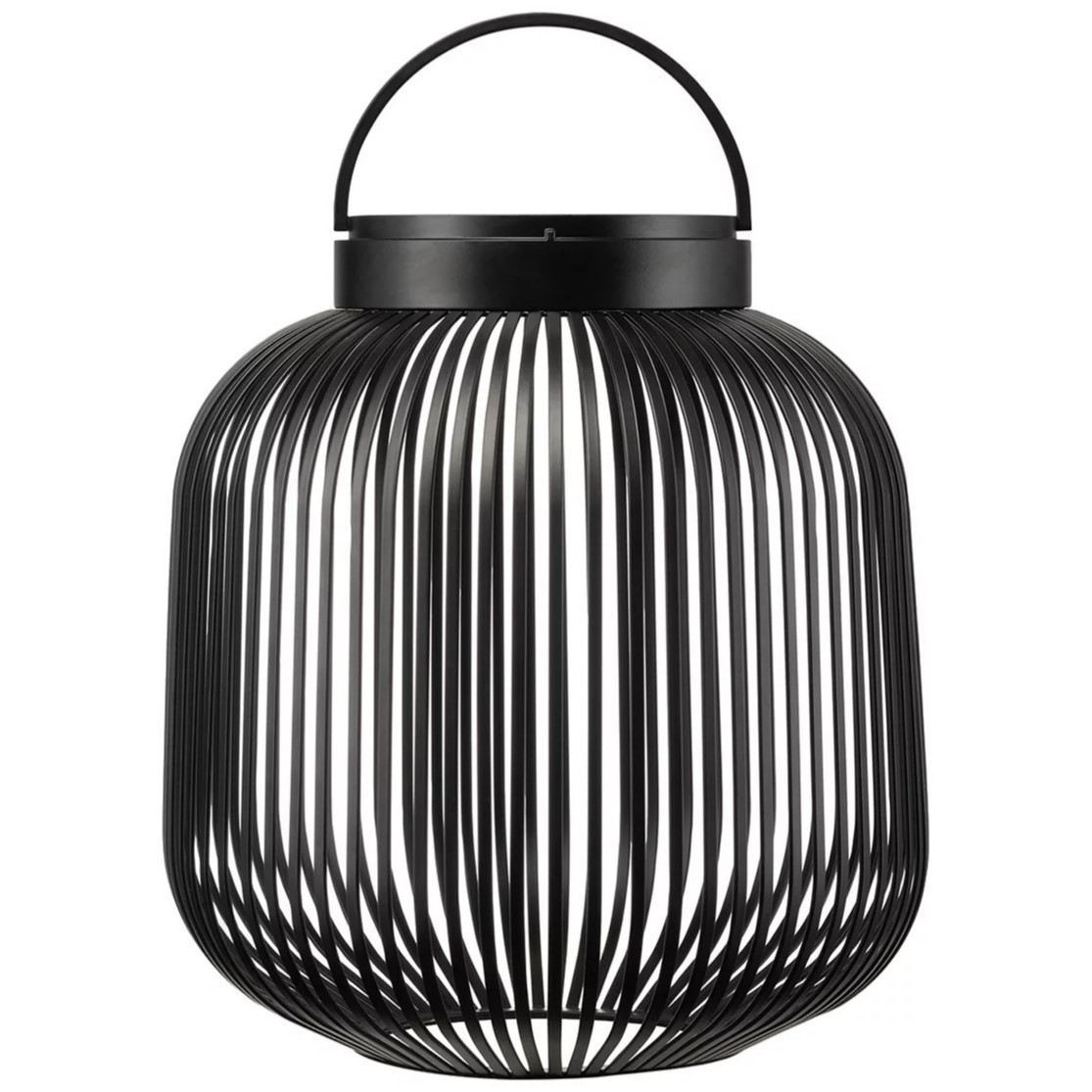 Prenosná stolová lampa LITO M 30,5 cm, LED, čierna, oceľ, Blomus