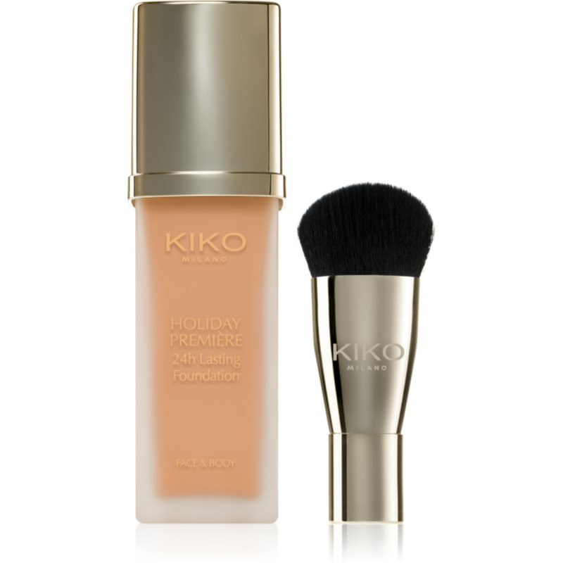 KIKO Milano Holiday Première dlhotrvajúci tekutý make-up vodeodolný odtieň 06 Caramel 28 ml