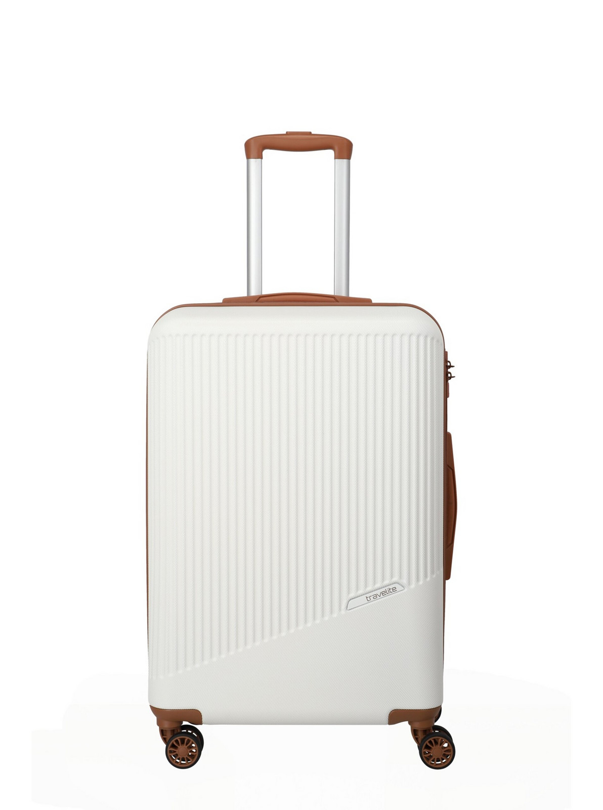 Cestovný kufor Travelite Bali M White/Cognac