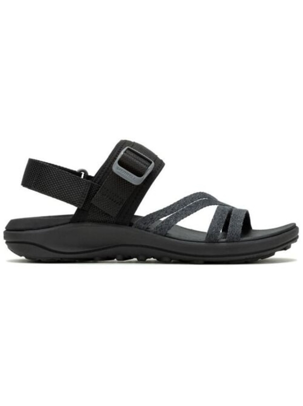 Čierne dámske outdoorové sandále MERRELL District 4 Backstrap