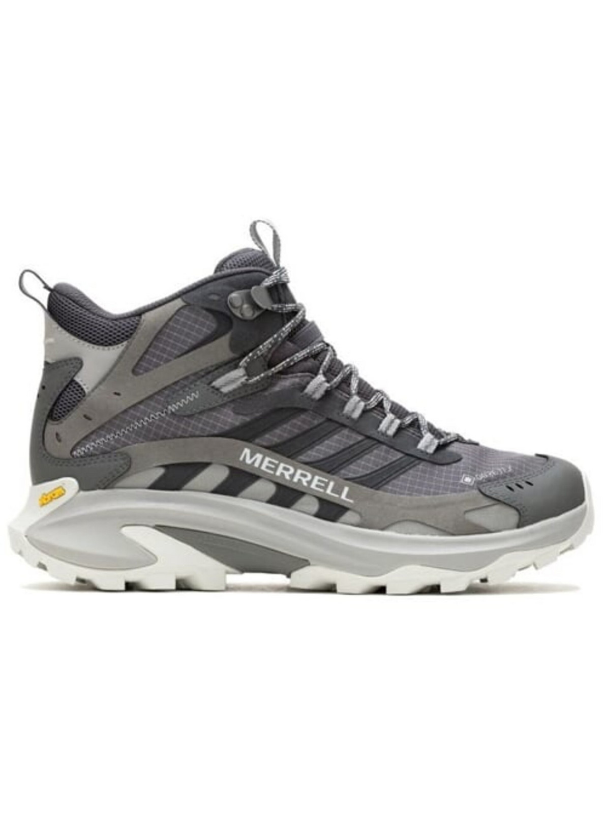 Šedé pánske členkové outdoorové tenisky MERRELL Moab Speed ​​2 Mid GTX