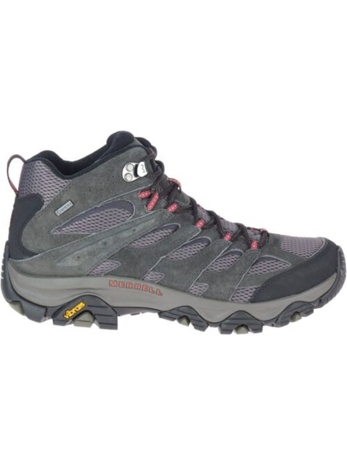 Šedé pánske členkové outdoorové tenisky MERRELL Moab 3 Mid GTX