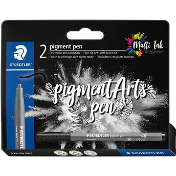 STAEDTLER 376 Pigment marker 1 mm Black, 2 ks