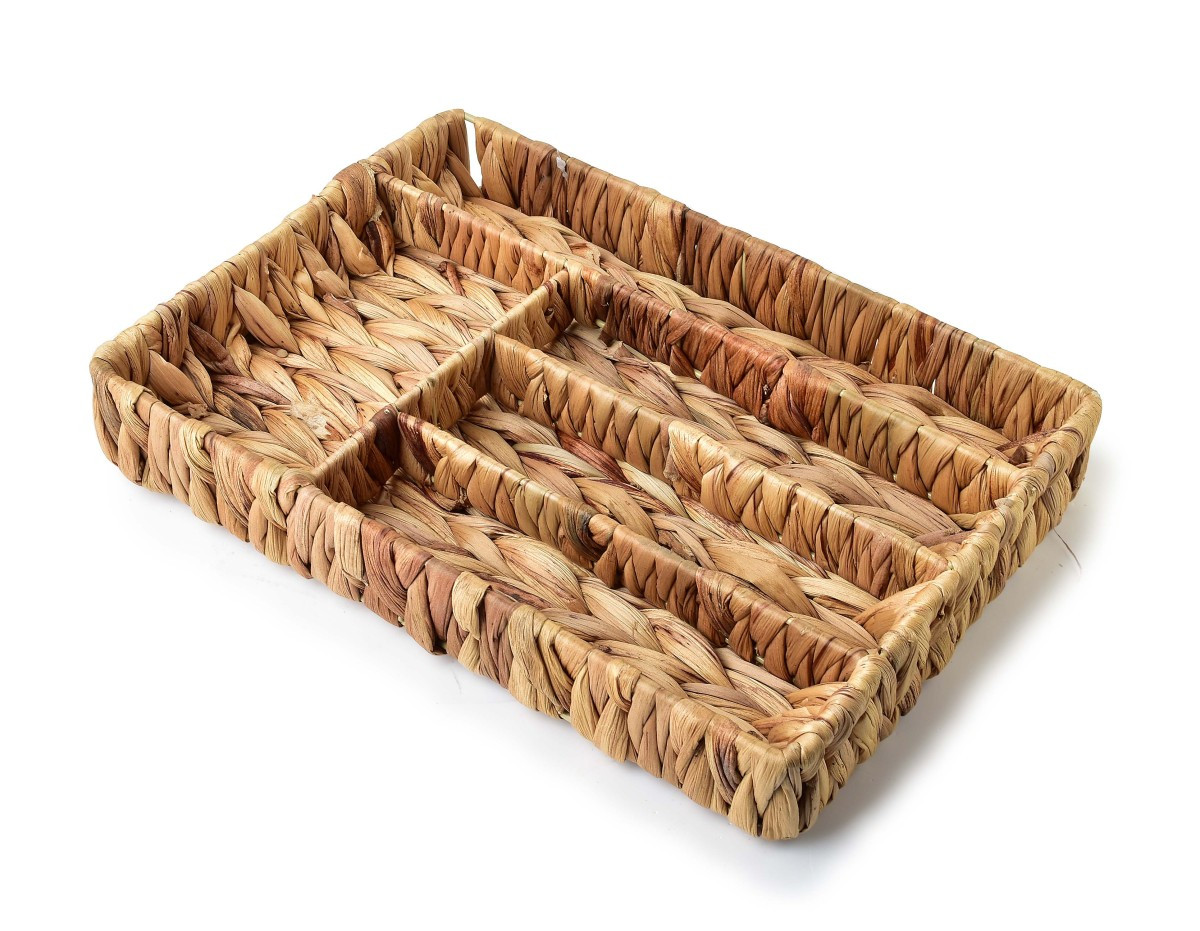Příborník AMPARO 33x23x4,5 cm vodní hyacint natural