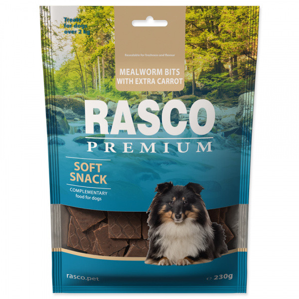Rasco Premium poch.múčne červy s mrkvou 230 g