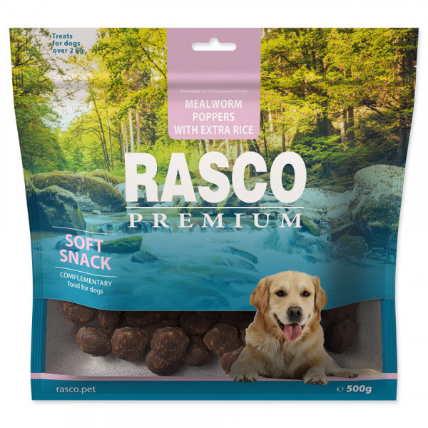Rasco Premium poch. múčne červy s ryžou 500 g